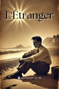 Portada de El extranjero, de Camus, novela en francés adaptada al nivel A1