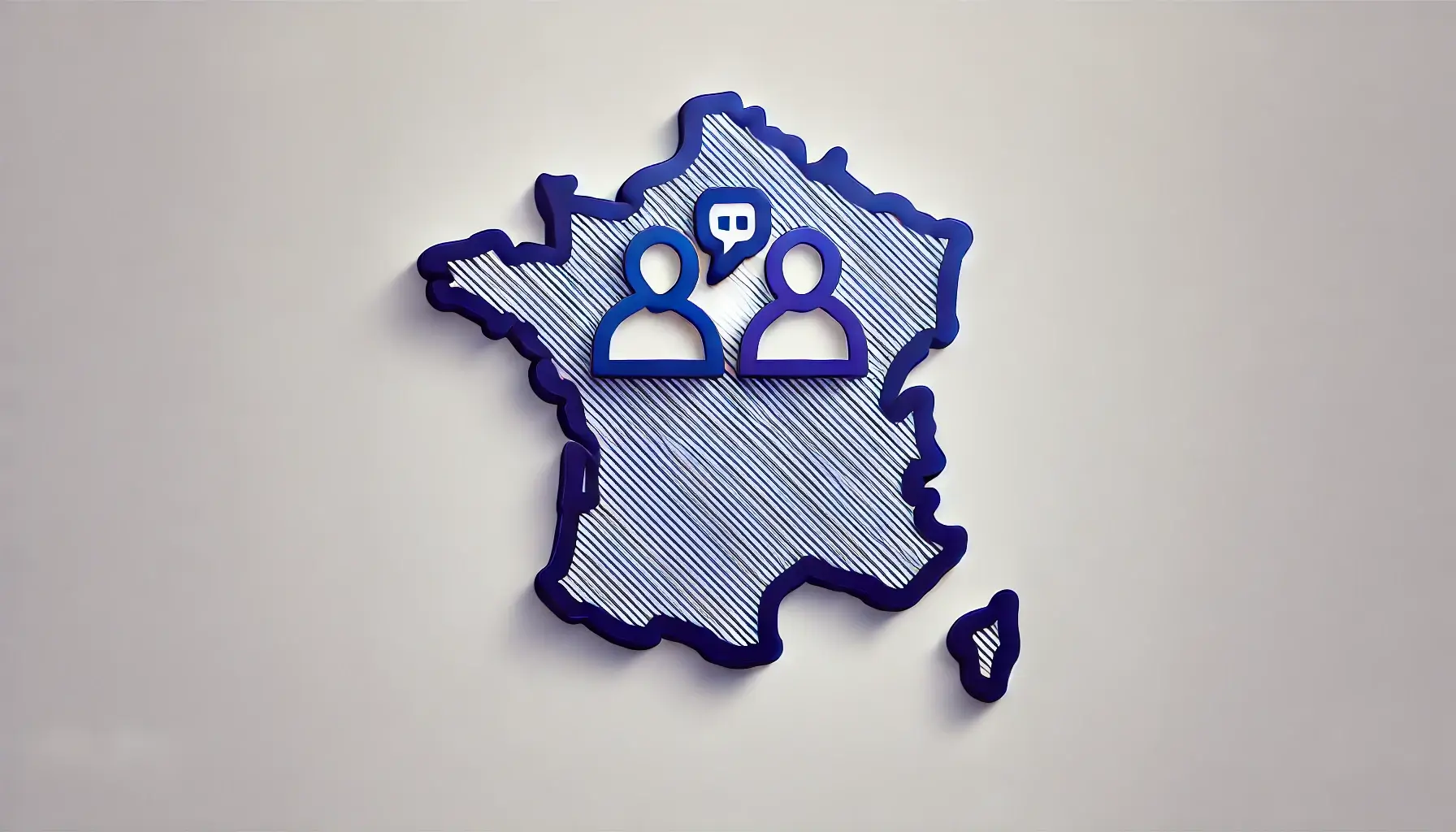 Ilustración minimalista de una figura humana con símbolos de la lengua catalana en el Rosellón, explorando sus características y uso