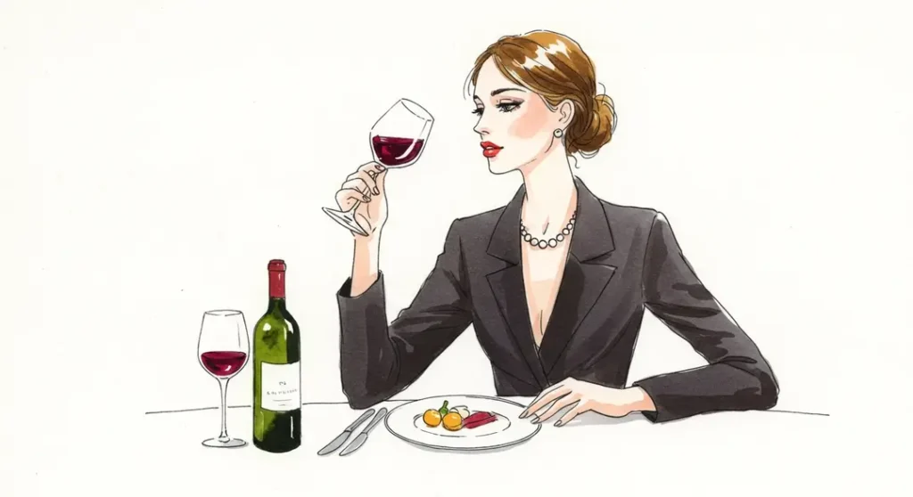 Illustration d'une femme incarnant le « Savoir-vivre » à la française : ces petites règles qui révèlent un grand art de vivre