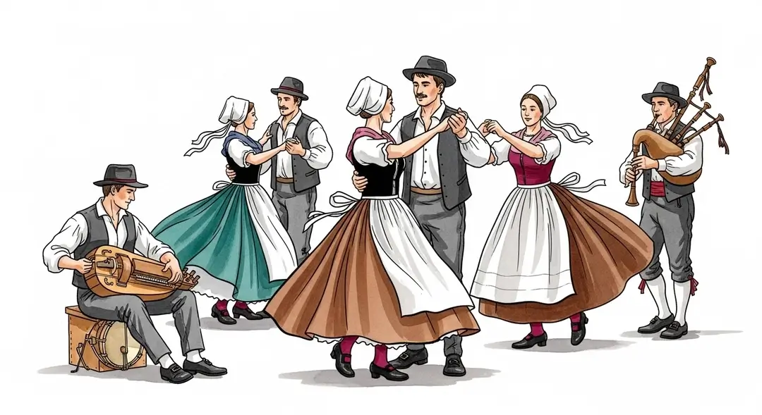 Illustration de la brande du Berry