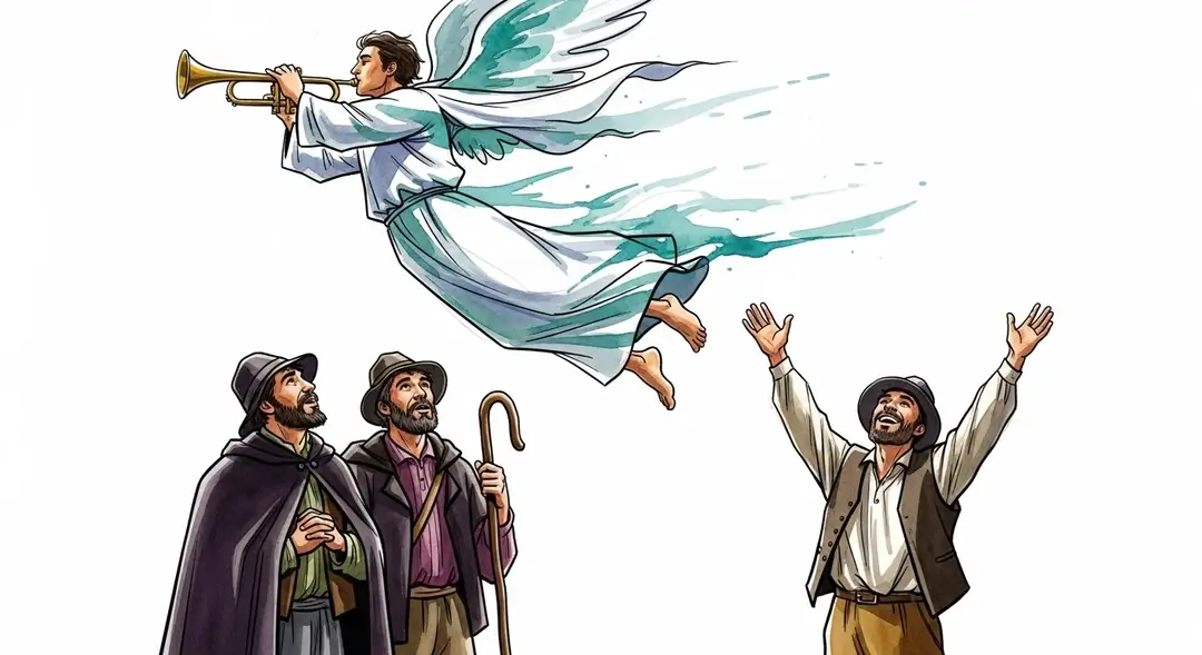 Illustration du théâtre populaire de Provence montrant une scène de la pastorale provençale
