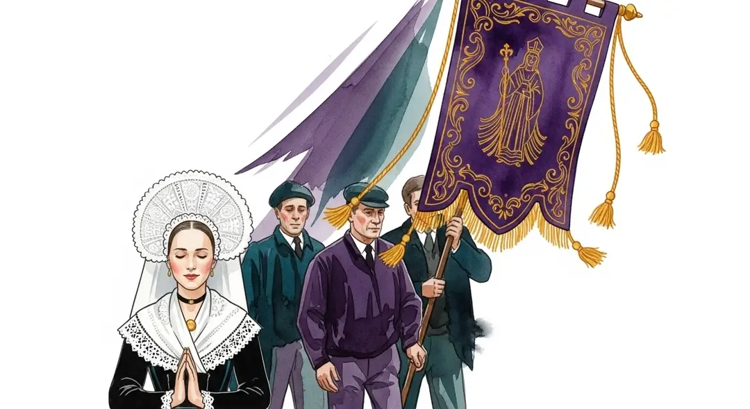 Une illustration du pèlerinage breton du Grand Pardon en Bretagne